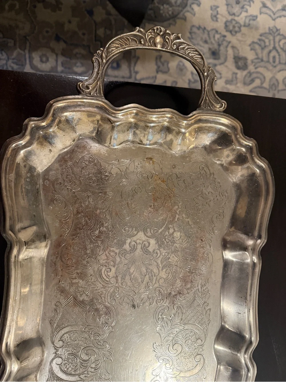 Kent Silversmiths Silver-Plated Serving Tray